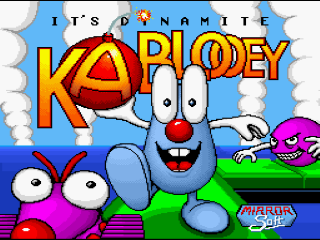 Bombuzal title screen for Super Famicom